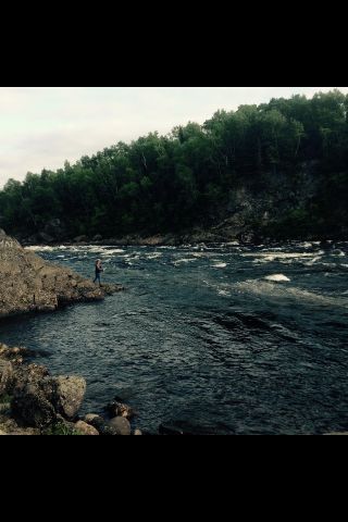 Salmon fishing in Nfld